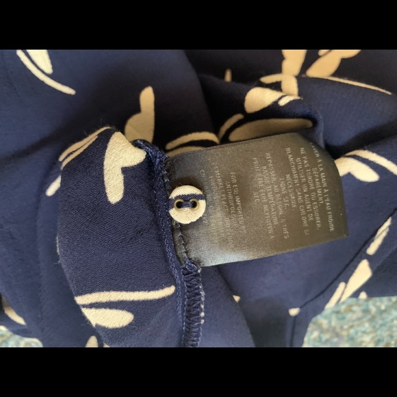 Maeve (Anthropologie) sz 2 Blue and White Dress - Picture 6 of 8